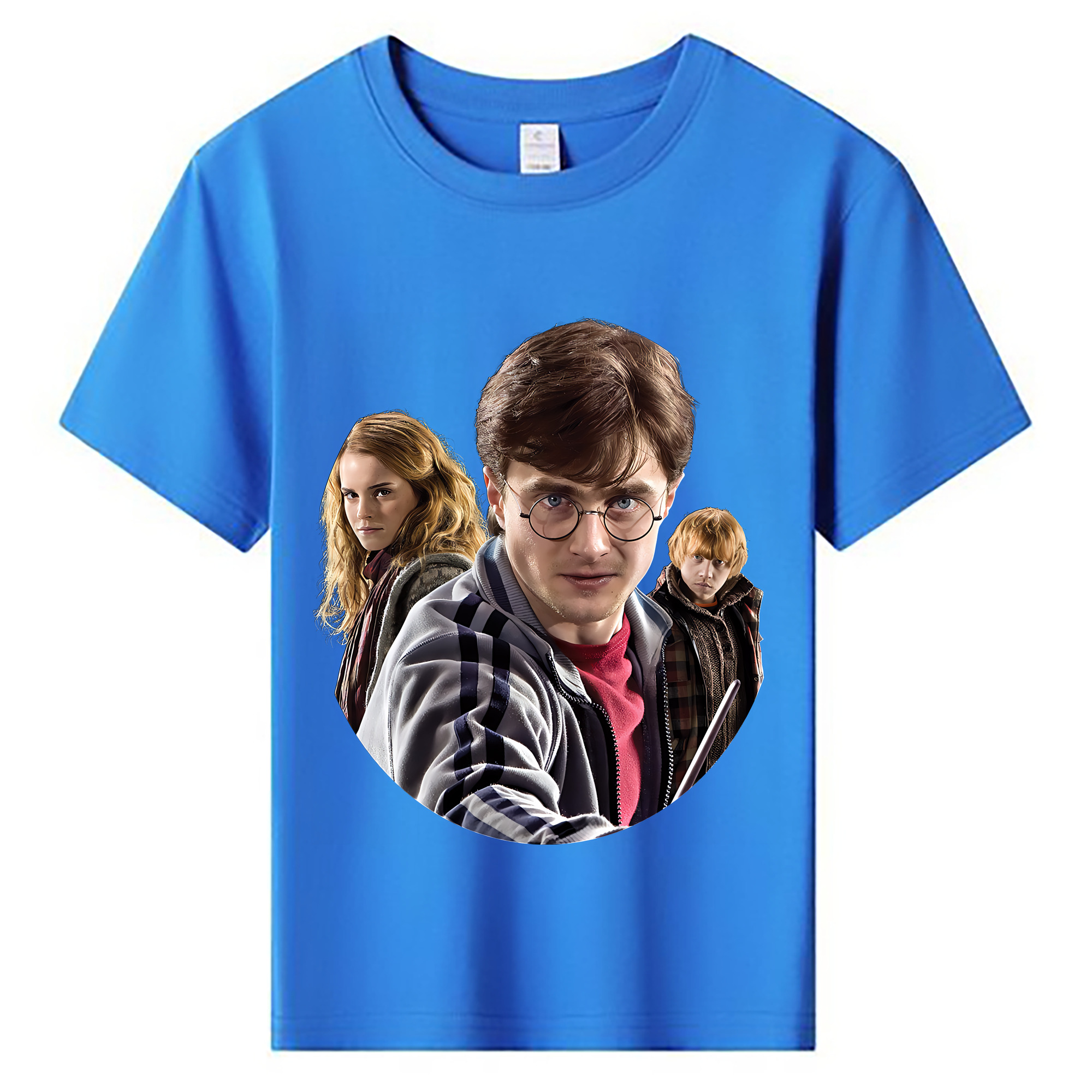 （画像用） Harry Potter ハリー・ポッターシリーズ 綿100％キッズTシャツ（フロントプリント）
